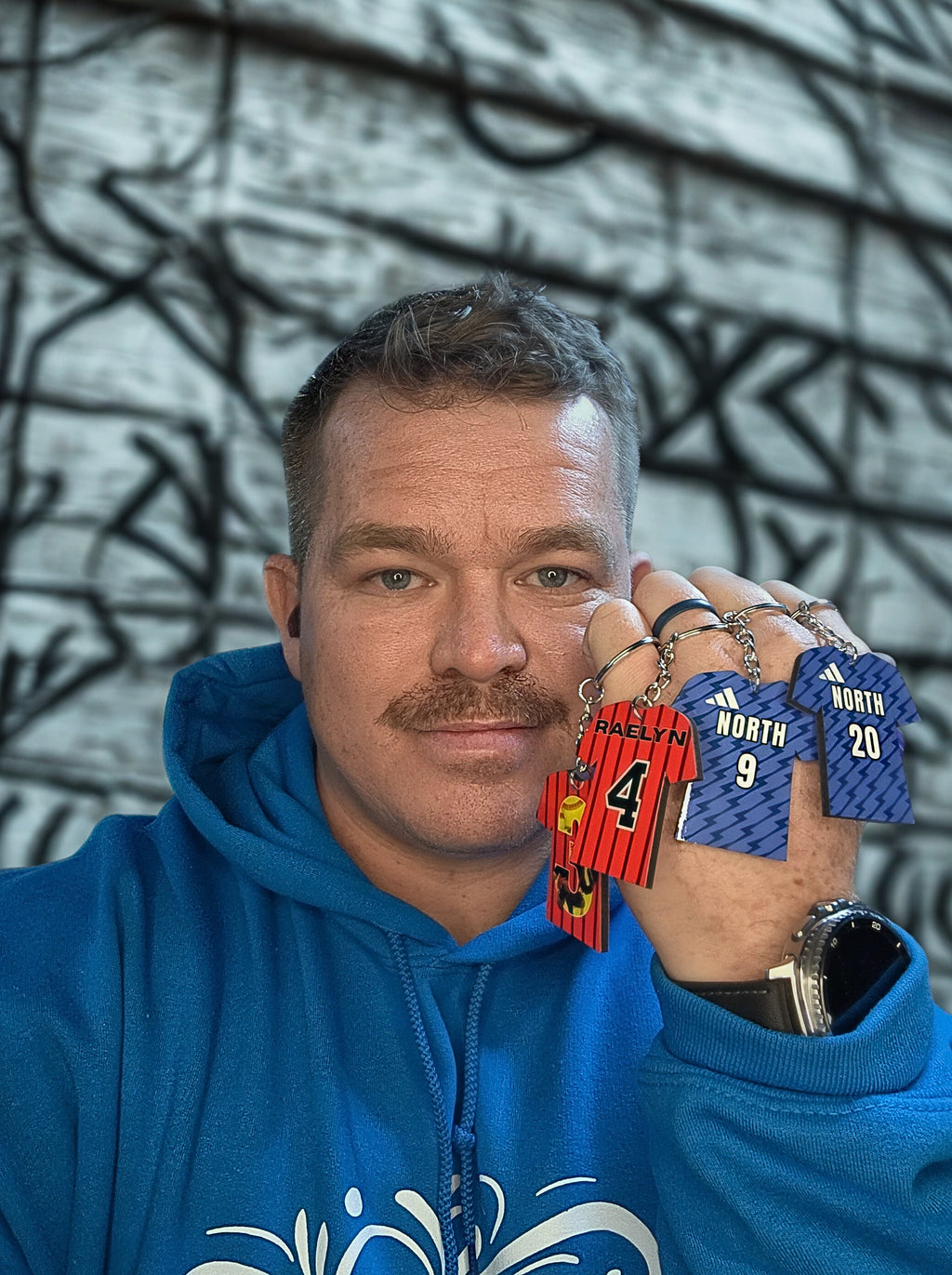 Custom Sports Keychain (Double Sided)