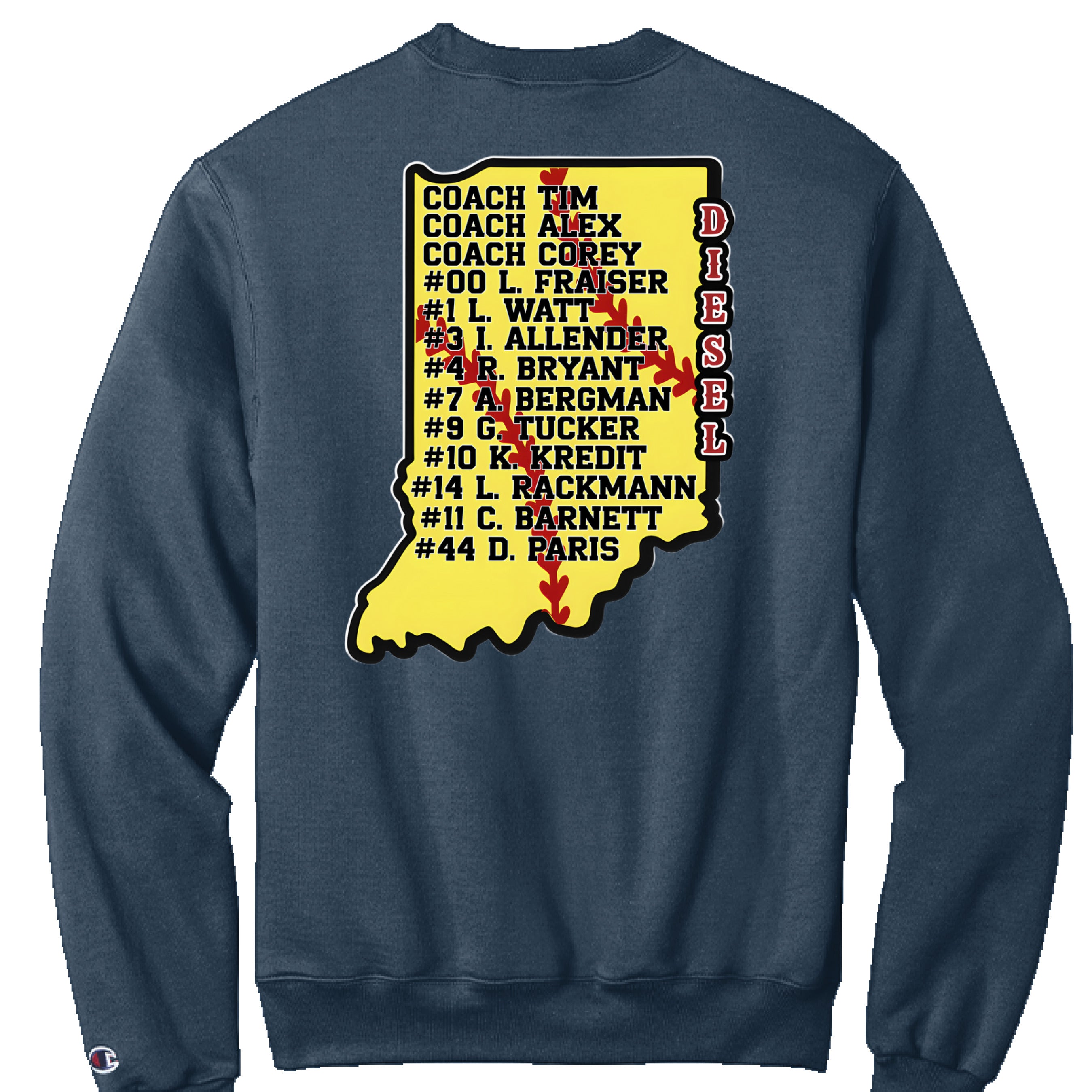 Late Night Blue - BACK