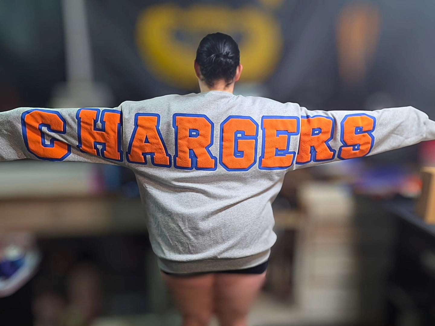 Oversized Lettering Sweatshirt