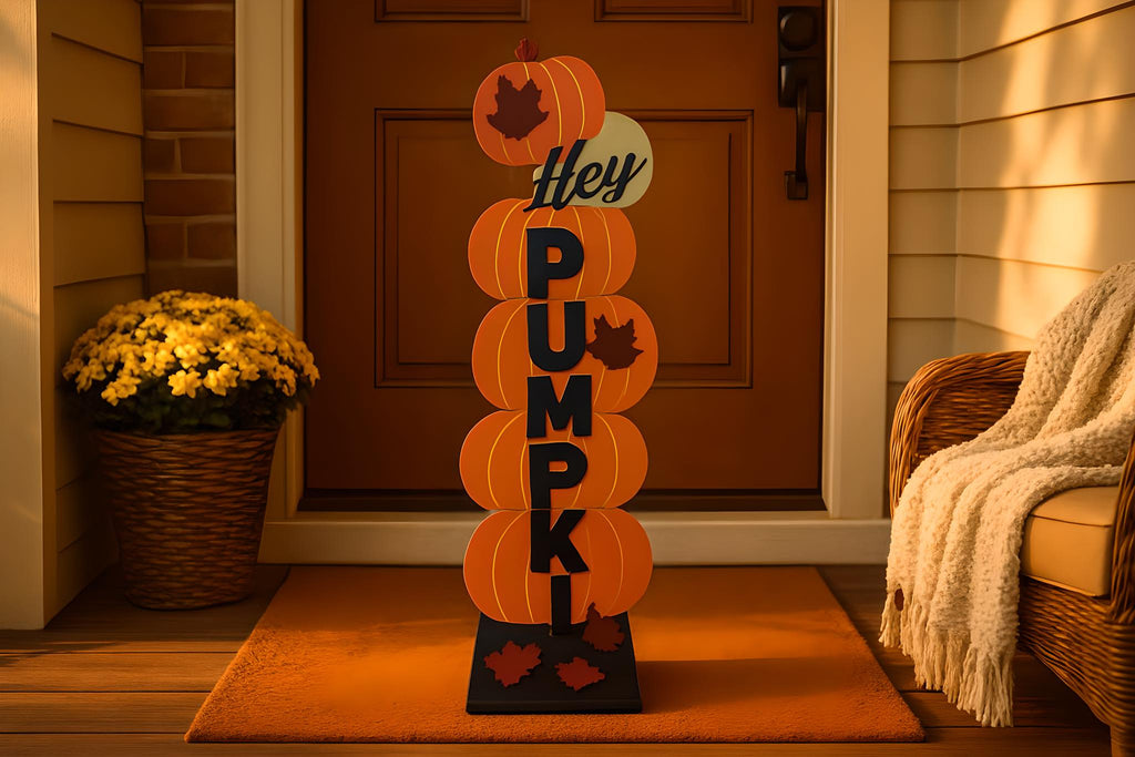 Hey Pumpkin Porch Sign