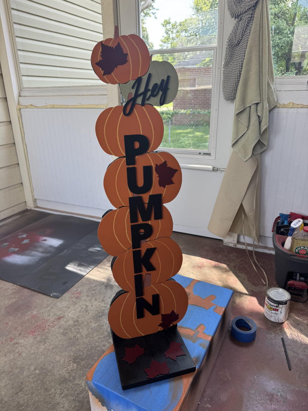 Hey Pumpkin Porch Sign